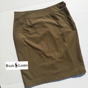 ‼️SOLD‼️Ralph Lauren Checked Plaid Pencil Skirt 12